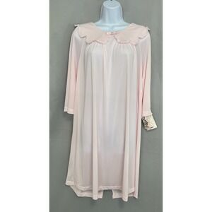 Vintage Shadowline Hospital‎ Gown Sz Small Pink NWT Y2K